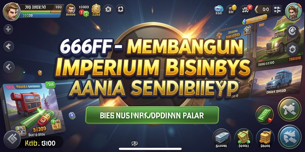 Tangkapan layar utama yang menampilkan gameplay tycoon yang seru dan menantang.
