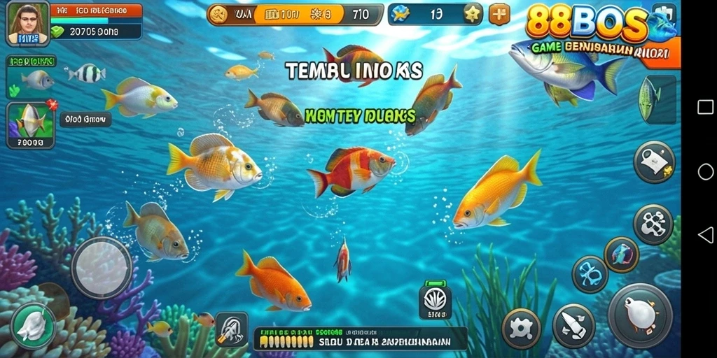 Screenshot gameplay 88BOS yang menampilkan aksi Tembak Ikan seru.