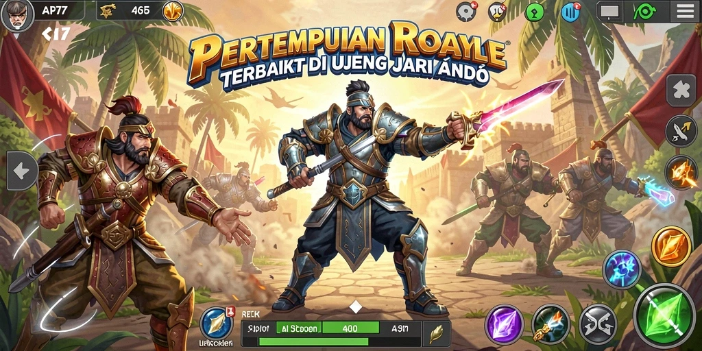 Screenshot menampilkan aksi mendebarkan dalam pertempuran Battle Royale.