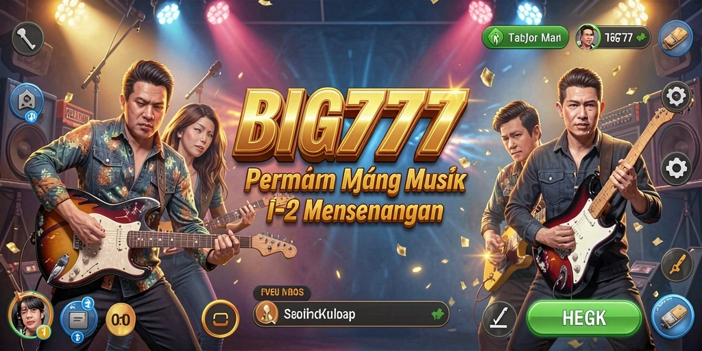 Screenshot gameplay BIG777 menampilkan keseruan bermain musik.