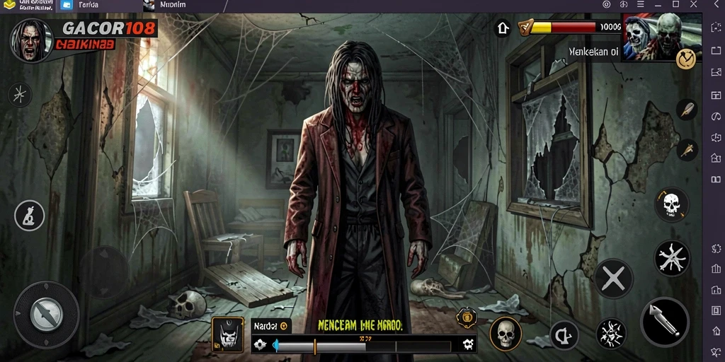 Tampilan gameplay GACOR108 yang mencekam dan menegangkan.