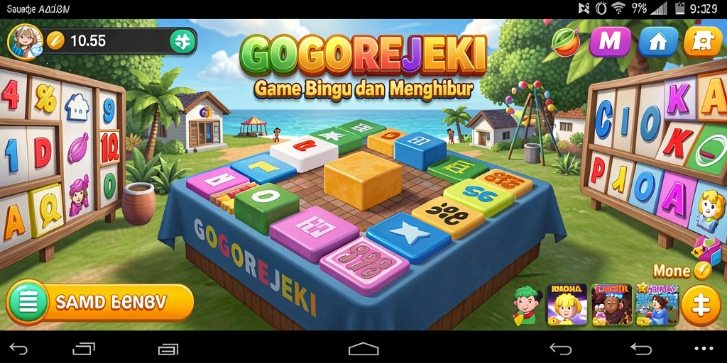 Tampilan gameplay GOGOREJEKI yang seru dan mengasyikkan.