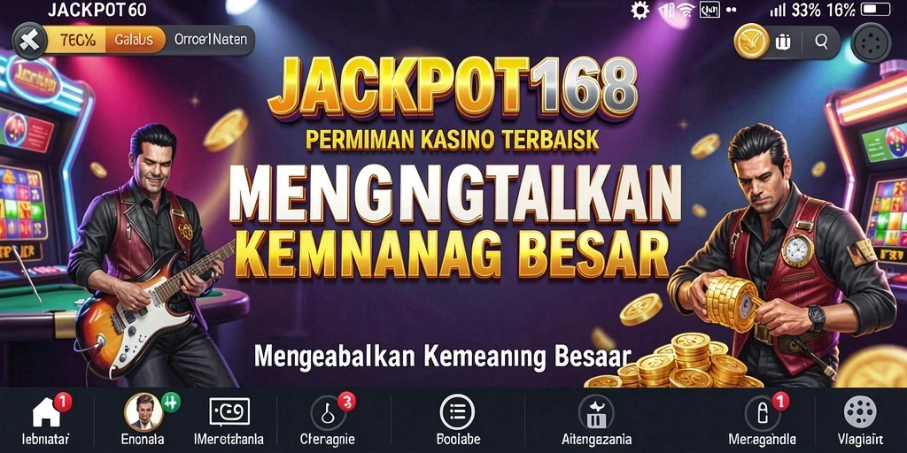 Tampilan screenshot JACKPOT168 menampilkan gameplay yang seru dan mendebarkan.
