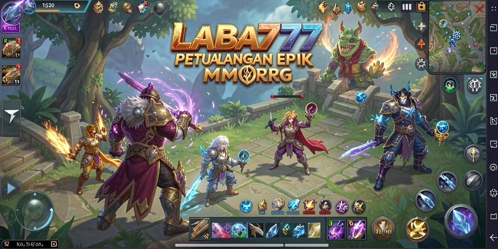 Tampilan gameplay menakjubkan di LABA777 dengan aksi seru.