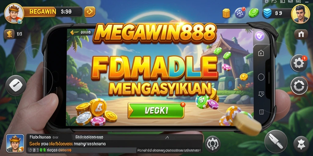Tampilan gameplay menarik di MEGAWIN888 dengan elemen Idle.