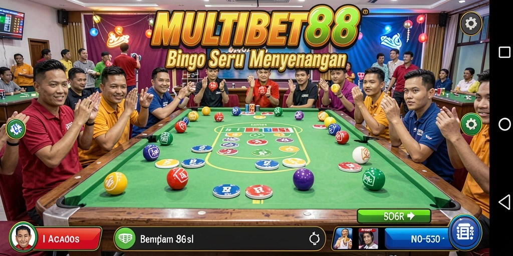 Tampilan gameplay seru dari aplikasi MULTIBET88 Bingo.