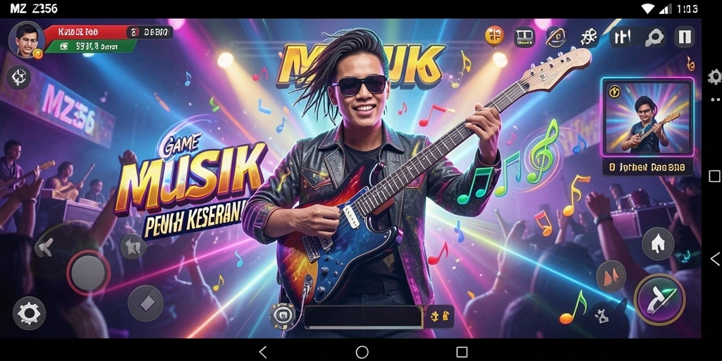 Tampilan gameplay MZ356 yang menarik dan penuh warna.