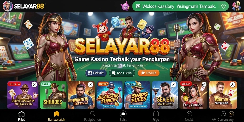 Cuplikan layar dari permainan Kasino yang menarik di SELAYAR88.