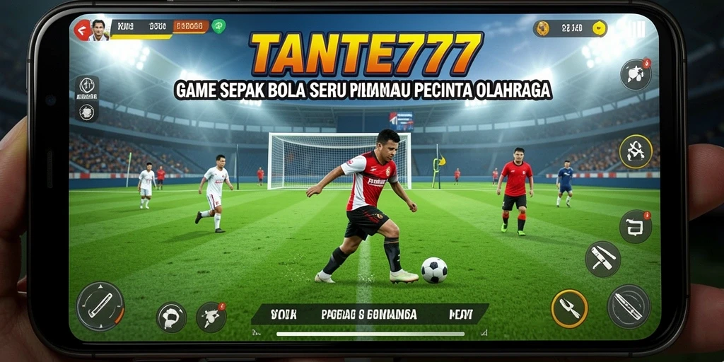 Sebuah momen mendebarkan dalam permainan sepak bola di TANTE777.
