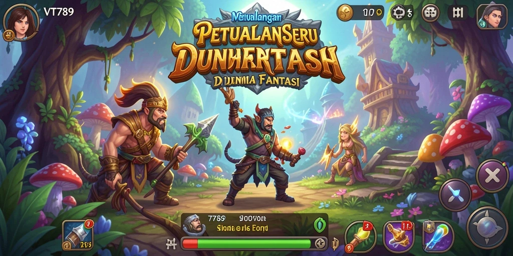 Tampilan gameplay petualangan yang menegangkan di VT789.