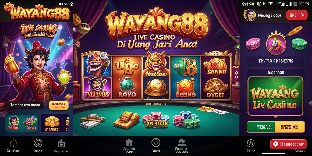 Tampilan gameplay Live Casino yang menarik di WAYANG88.
